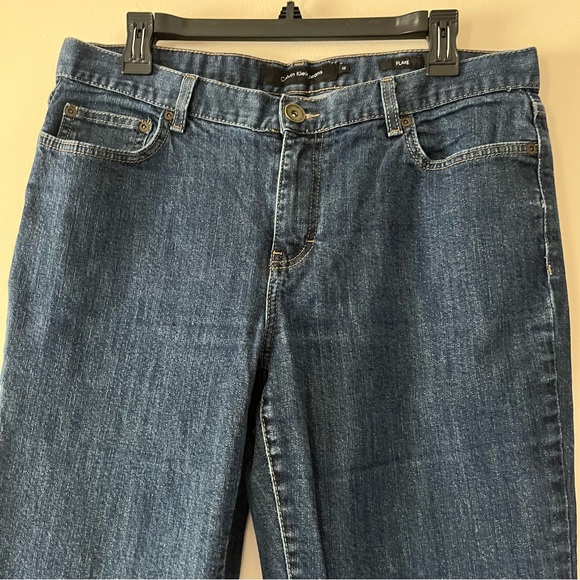 Calvin Klein Jeans Medium-Wash Flare Jeans - Picture 2 of 8